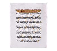 LOUJIN Soft Fleece Blanket Gilmore Girls Life Lessons,Throw Suitable for Sofa or Bed 200CM X 150CM
