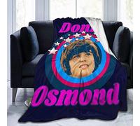 LOUJIN Super-Soft Star Tribute- Donny Osmond Micro Fleece Blanket,Suitable for Sofa Blankets for Adults and Children, Bed Blankets
