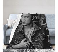 LOUJIN Tom Draco Felton Malfoy Blanket, Ultra Soft Lightweight Flannel Fleece Throw Blankets Warm Air Conditioning Blanket For Couch Sofa Bedch-Black