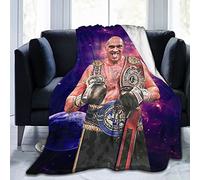 LOUJIN Tyson Fury Flannel Fleece Throw Blanket Queen Size All Season Super Soft Cozy Blanket for Bed Or Couch