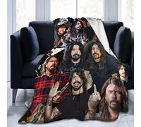 LOUJIN Ultra-Soft Flannel Dave Blanket David Eric Singer Grohl Collage Throw Blanket for Men/Women Home Decor/Gift 150CM X 125CM