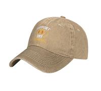 LOUJIN Unisex Baseball Cap Adjustable Support Day Drinking Outdoor Casual Cap Breathable Sun Hat for Men Women Natural
