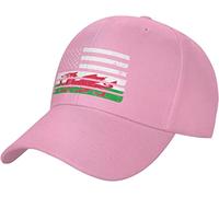 LOUJIN Welsh American Flag Baseball Cap Men Women - Classic Dad Hat Adjustable Plain Hat