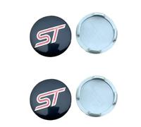 Loujyou 4 Pcs Car Hub Centre Caps for Ford ST LINE stline Focus 2 3 MK2 MK3 MK1 60mm Sunscreen Waterproof Styling Accessories,B