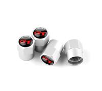 Loujyou 4 pcs Car Wheel Tire Valve Caps aluminium alloyCover Waterproof Dust-Proof for Kia GT Sportage Ceed Picanto,A