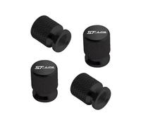 Loujyou 4 pcs Car Wheel Tire Valve Caps aluminium alloyCover Waterproof Dust-Proof for ST Line Bronco Puma Focus Mondeo Kuga Fiesta C-MAX F-150,C