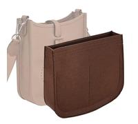 LOUKAYCCI Felt Organizer for H Evelyne 29 Bag, Premium Purse Felt Insert (E29, Brown)