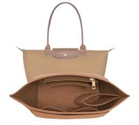 LOUKAYCCI Felt Purse Organiser Insert for Longchamp Le Pliage (EarthColor, S)