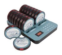 LOUKIENE Restaurant Pager System, 16 Coaster Buzzers, Wireless Pagers and Beepers Guest Customer Queue Pagers for Food Truck Restaurants Coffee Shop Bar