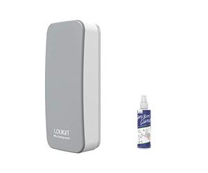 loukin Magnetic Dry Erase Eraser, Whiteboard Eraser, Glass Board Erasers(Gray), Free 3.4 oz Whiteboard Cleaner Included, for Classroom, Home and Office Use