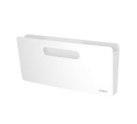 loukin Magnetic File Holder - Vertical Wall Mount for Whiteboard, Refrigerator, Office Wall, Documents, Letters (White)