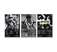 Louliex A$AP Rocky Poster Album Cover Limited Edition Posters (Set of 3) Unframed 8in x 12in(20x30cm) Paper Poster Bedroom Decor Office Room Decor Gift