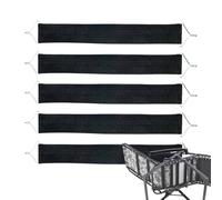 Lounge Chair Fabric Belts - Deck Chair Replacement Belt, Stretch Straps For Reclining, Durable Recliner Repair Part With Adjustable Bands | Outdoor Beach Backyard Lawn Yard Furniture Support