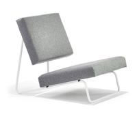 Lounge Chair Hirche armchair COTTON WHITE / FABRIC LIGHT GREY Richard Lampert SINGLE PIECES