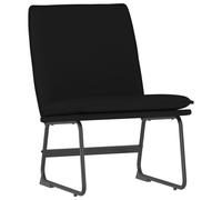vidaXL Lounge Chair Black 52x75x76 cm Fabric