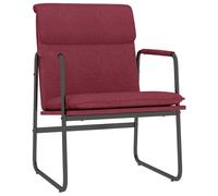 vidaXL Lounge Chair Wine Red 55x64x80 cm Fabric