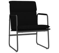 vidaXL Lounge Chair Black 55x64x80 cm Fabric