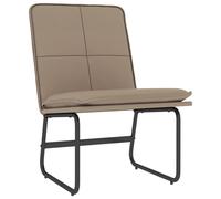 vidaXL Lounge Chair Cappuccino 54x75x76 cm Faux Leather