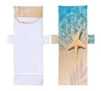 Lounge Chair Towel Cover - 83x29Inch Microfiber Mat, Outdoor Pool Beach Chair Cover | 1-Pack with Pocket Anti-Slip Foldable for Courtyard Trips Patio Picnic Spa Hotel Sun Extra Large Quick Dry