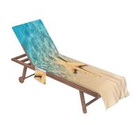 Lounge Chair Towel Cover with Pocket Microfiber Quick-drying 210x74cm | Outdoor Pool Beach Chair Cover For Courtyard, Terrace, Picnic, Spa, Hotel, Sun Sunbathing