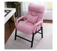 Lounge Chair with Lumbar Support - Adjustable Modern Design, Metal Frame & Side Pocket for Ultimate Comfort in Living Room