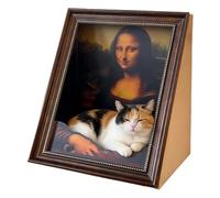 Lounge for Cats with Scratching Post | Retro Photo Frame - Nail Sharpener with Free Base, Suitable for Small and Medium Kittens for Use in the Home Living Room and Study