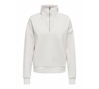 Lounge Half Zip Sweatshirt Ecru