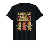 Lounge Luau Legends Tiki Hula Party Graphic T-Shirt