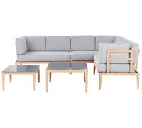 Lounge Set RIMA III Aluminium Grey Left Hand 6 Seater
