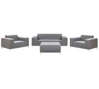 Garden Lounge Set with Table 5 Seater ROVIGO Grey