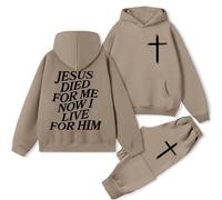 Lounge Wear Sets for Women Hoodie Jogger Tracksuit Set Sweatshirt Sweatpants High Waist Wide Leg Joggers Solid Color Long Sleeve Shirts Teenager Girls Track Suit Coat Tops Trousers Sport