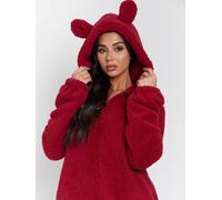 Loungeable Sherpa Xl Ears Teddy All In One In Red Red M