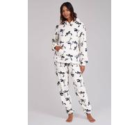Loungeable Women's Martini Bow Luxury Fleece Hoodie & Jogger Lounge Set | Size: Small Loungeable Multicolor S