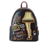 Loungefly A Christmas Story Leg Lamp Mini Backpack: Glowing Holiday Cheer!, Multi, One Size, Mini Backpack