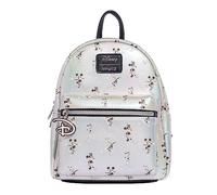 Loungefly Backpacks Disney 100 Fab 5 Heritage Sketch Mini Backpack Silver