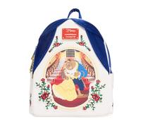 Loungefly Backpacks Disney Beauty and the Beast Belle and Beast Velvet Mini Backpack