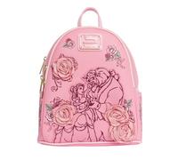 Loungefly Backpacks Disney Beauty and the Beast Pink Roses Mini Backpack Pink