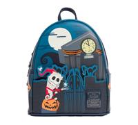 Loungefly Backpacks Disney The Nightmare Before Christmas Santa Jack Graveyard Scene Mini Backpack