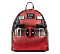 Loungefly Marvel: Metallic Deadpool Cosplay Mini Backpack