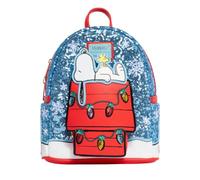 Loungefly Backpacks Peanuts Holiday and Snow Sequin Mini Backpack Blue