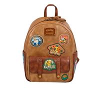 Loungefly Backpacks Pokemon Camper Patches Mini Backpack Brown