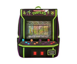 Loungefly Backpacks Teenage Mutant Ninja Turtles 40th Anniversary Vintage Arcade Mini Backpack Black/charcoal