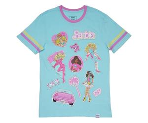 Loungefly Barbie 65th Anniversary Tee Shirt Medium T-Shirt, Multicoloured, M for Women