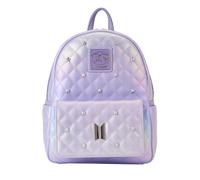 Loungefly BTS Logo Iridescent Purple Mini Backpack