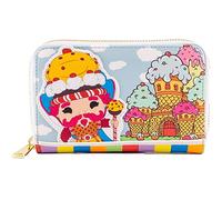 Loungefly Candy Land Take Me to Candy Hasbro Wallet, Women's Multicolored Faux Leather Tri-Fold Wallet with Zipper, 4 Card Slots, ID Window, Decorative Embellishments