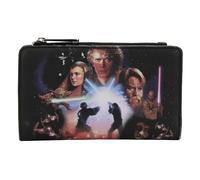 Loungefly STWA0182 CARTERA Trilogy DE PRECUELAS Star Wars, Aluminium, Black