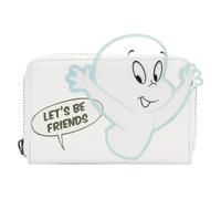 Loungefly Casper The Friendly Ghost Glow Zip Around Wallet, White, Bifold