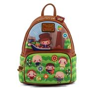 LOUNGEFLY Charlie and the Chocolate Factory Wonka 50th Anniversary Womens Double Strap Shoulder Bag Purse