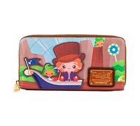 Loungefly Charlie and The Chocolate Factory Wonka 50th Birthday PU Leather Wallet, Multi-Colour, One Size, Multicolored, Taille Unique