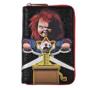 LOUNGEFLY Chucky Clown Zip Around Wallet - Child's Play